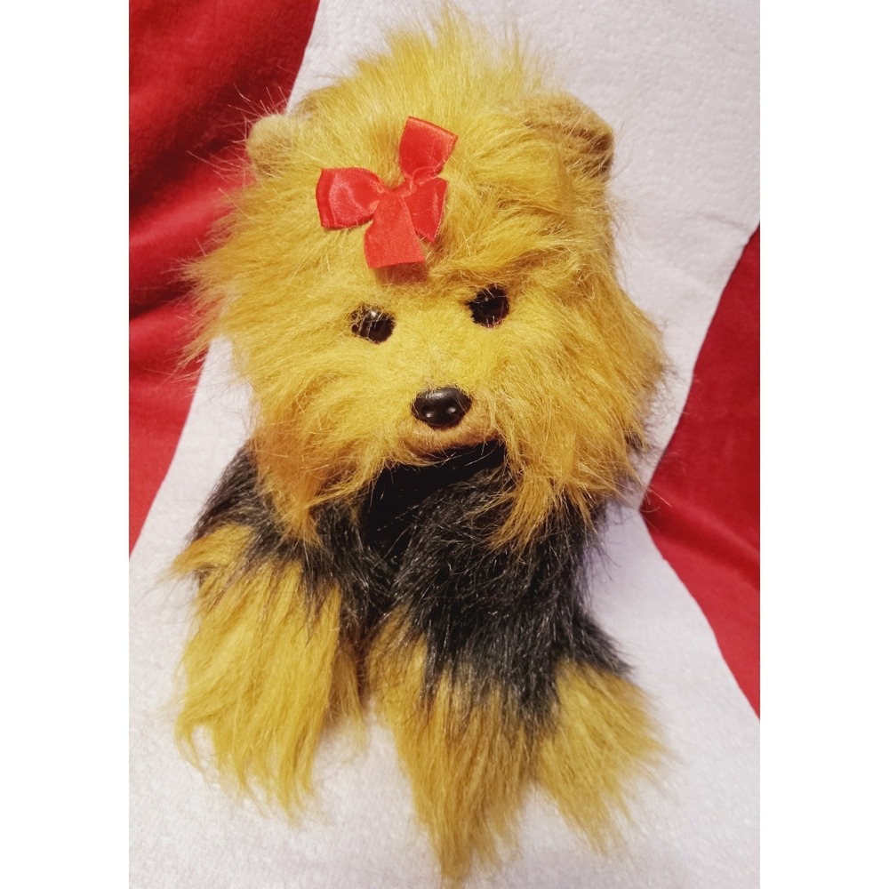 Ty Yappy Yorkshire Terrier Beanie Buddy Plush realistic Puppy Pet Original Tag